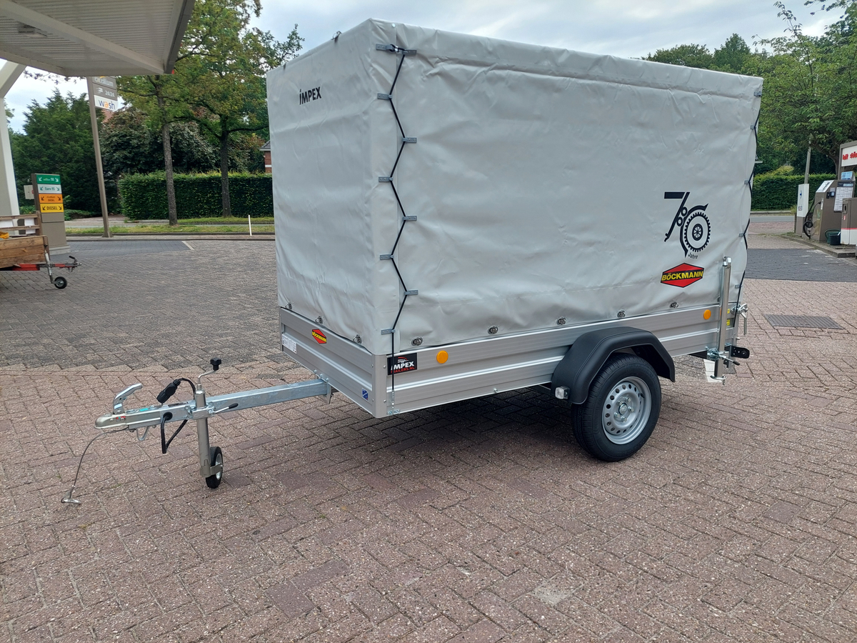 Kar 124 Huif aanhanger standaard (250x125x150)