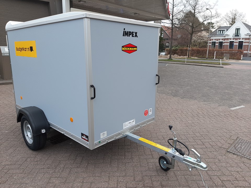 Kar 340 Dichte aanhanger met vaste opbouw standaard (250x135x155)